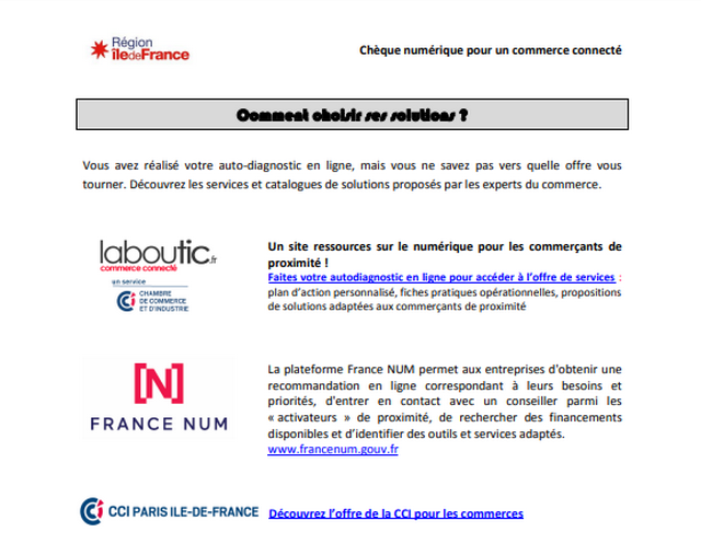 cheque connecte